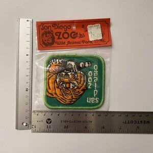 Vintage San Diego Zoo Patch Tiger
